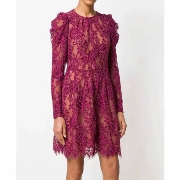 Michael Michael Kors Lace Scalloped Dress - Sz 2 - Picture 10 of 16